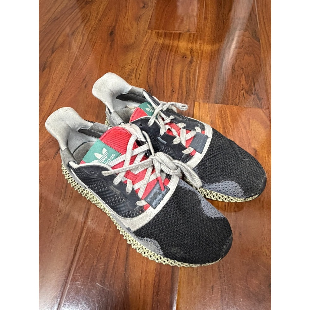 Adidas Zx 4000 Futurecraft 4D Black Green Red Onix BD7931 Mens Size 8 Shoes